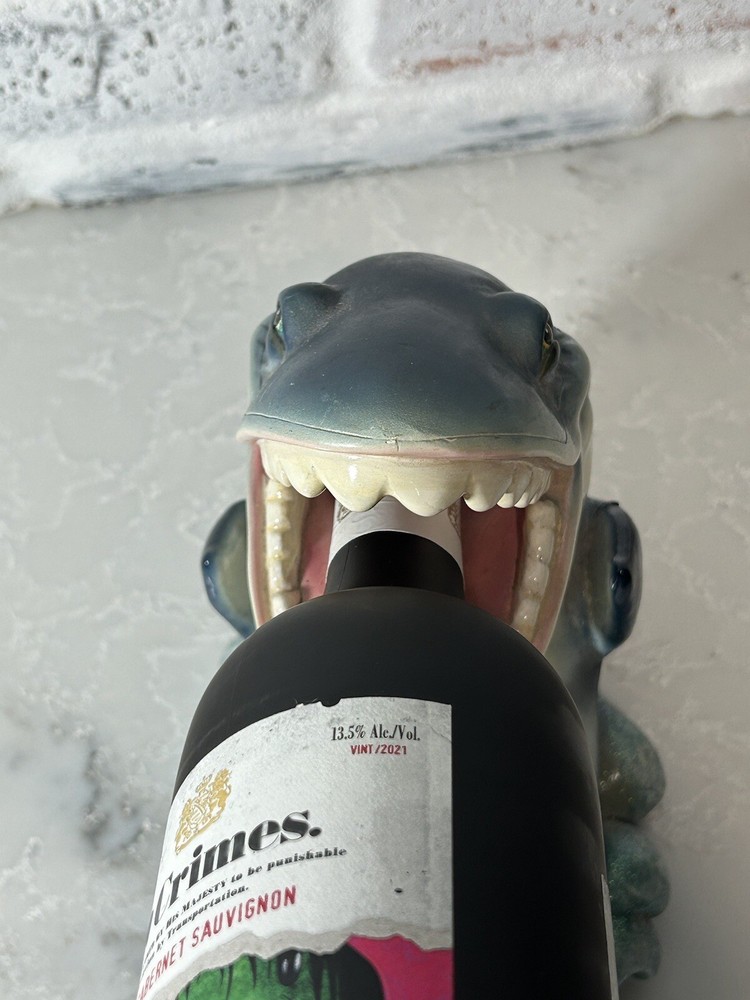 Adorable, Great White Shark, Wine Holder, Great Conversation Piece!