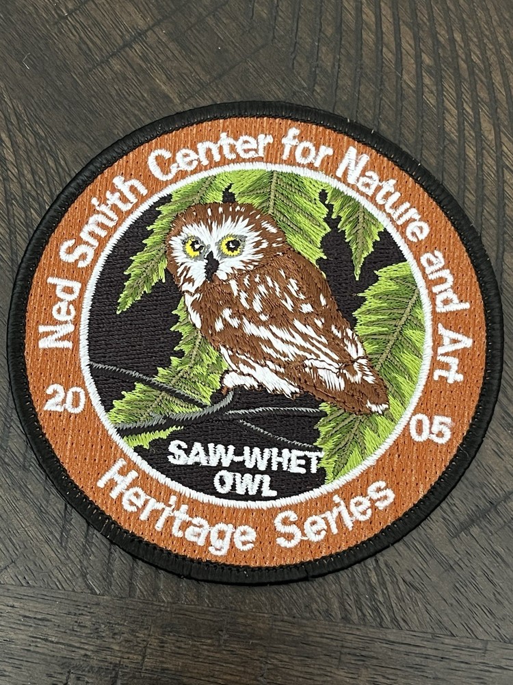 2005 NED SMITH CENTER FOR NATURE AND ART PATCH 4" DIAMETER