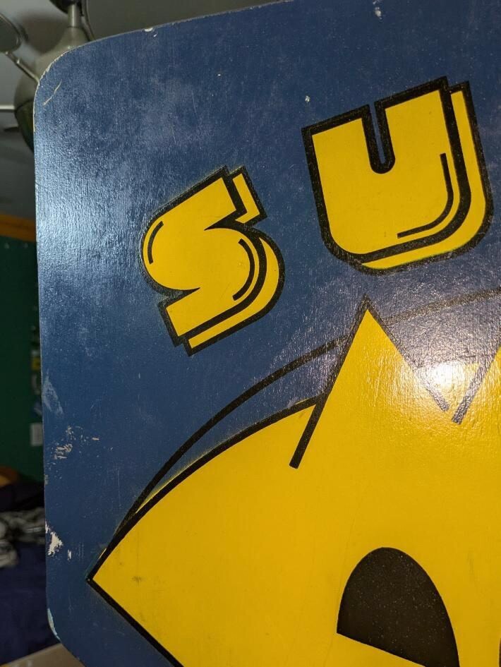 SUPER PAC-MAN ARCADE MACHINE by BALLY MIDWAY 1982 (Used)