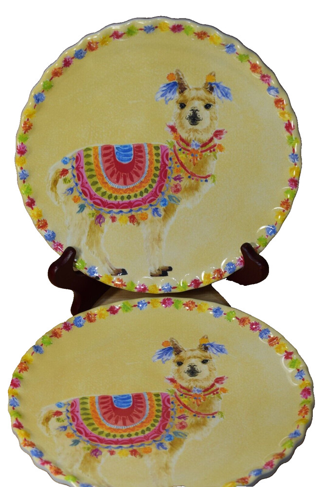 Llama plates - Set of 2