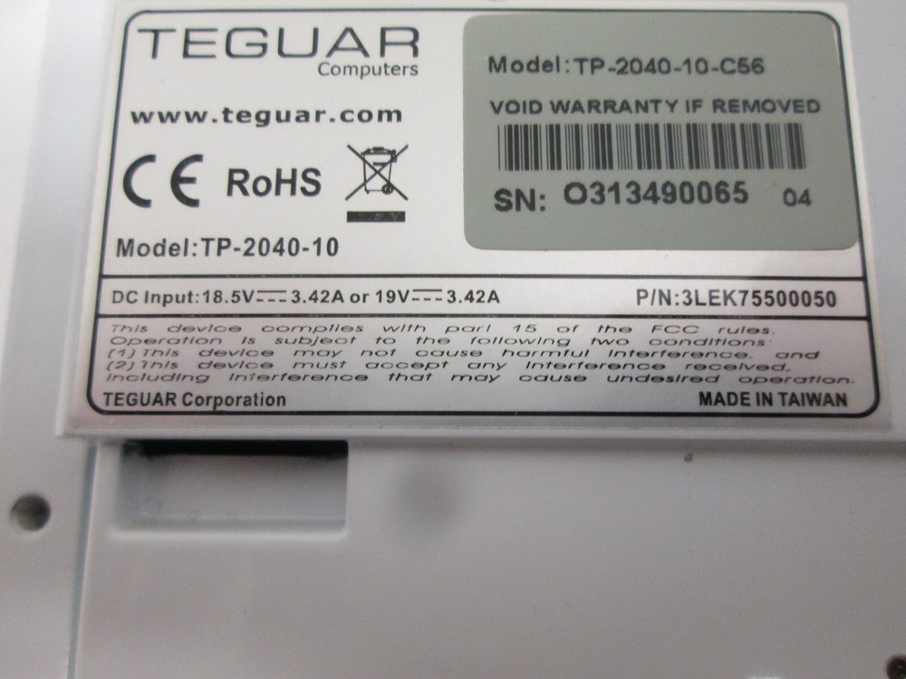 Teguar Computers TP-2040-10 Industrial All In One Touchscreen PC USED