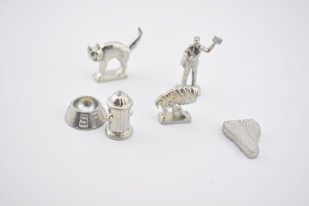 Frenchie-opoly monopoly game replacement part pieces - token pawns