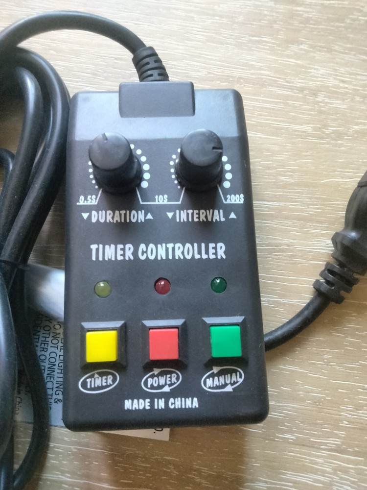 Fog Machine Timer - Manual Control Open Box AMSCAN - Pre-owned