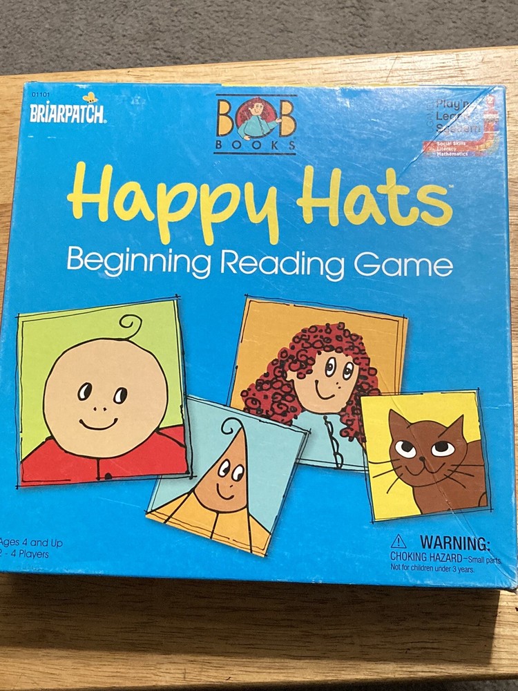 Happy Hats - Beginning Reading Game - Ages 4+ Beginner Homeschool COMPLETE