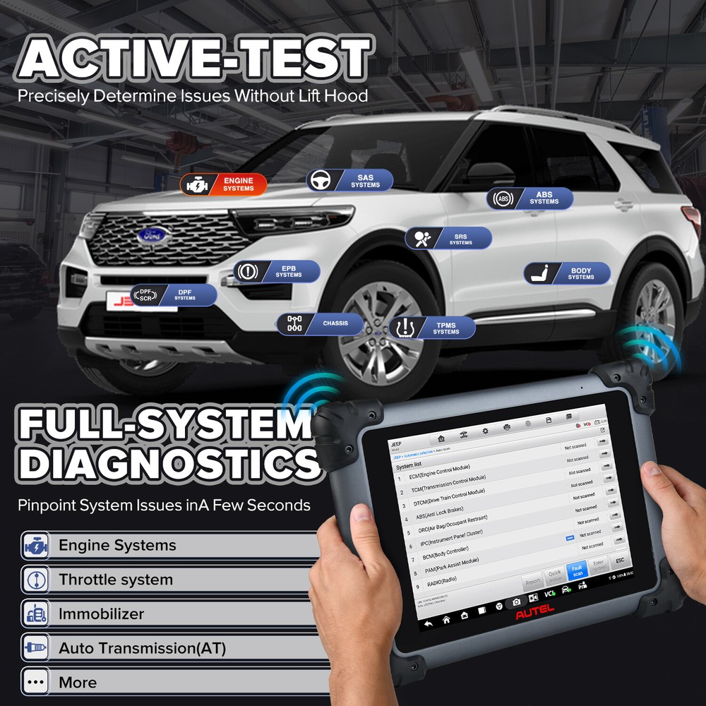 Autel MaxiSys PRO MS908S PRO II Elite Programming Diagnostic Tool OBDII Scanner