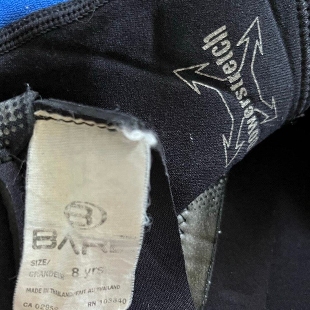 Bare 2/2mm Plazma Powerstretch Wetsuit Youth Size 8