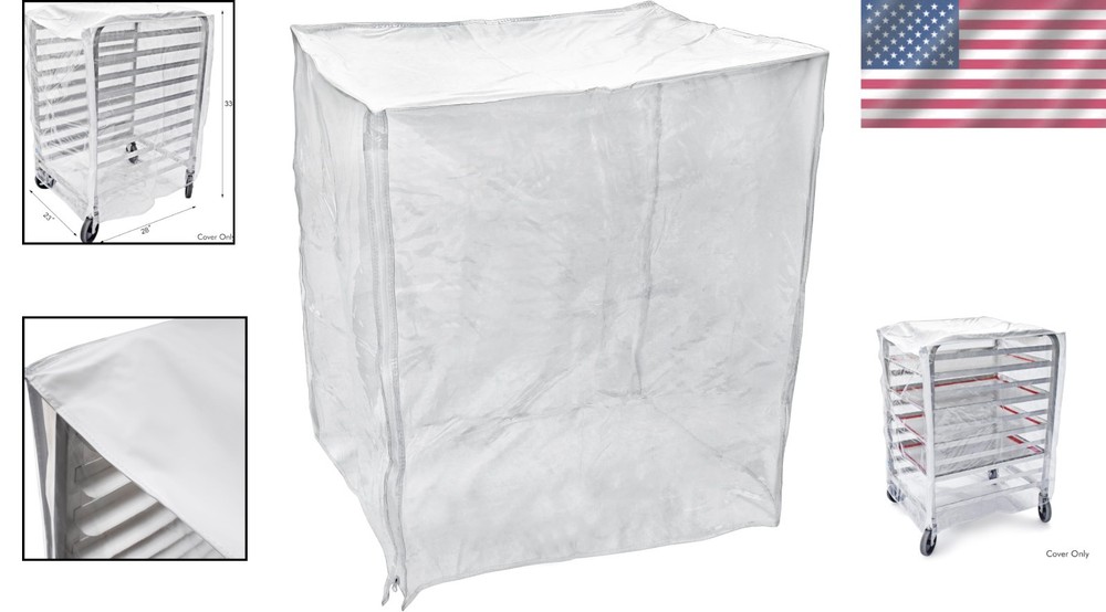 Bakery Plastic Cover for 10-Tier Sheet Pan Rack