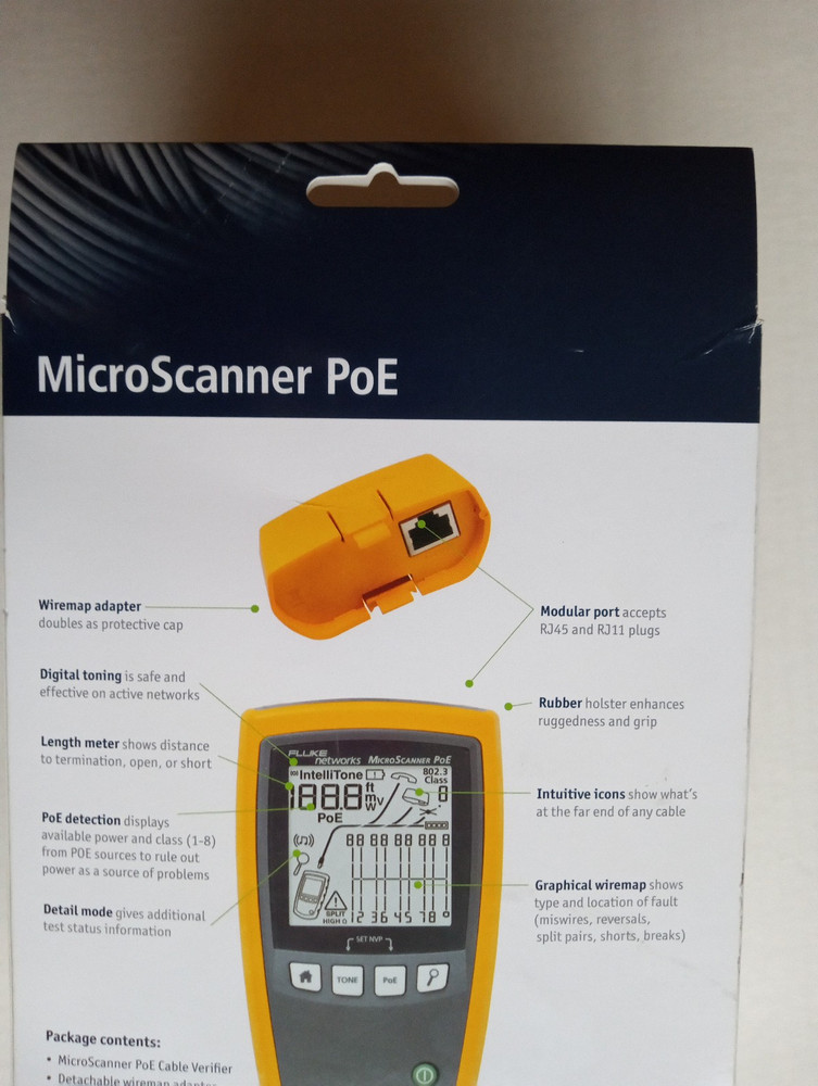 Fluke Networks MicroScanner MS-POE 5018508