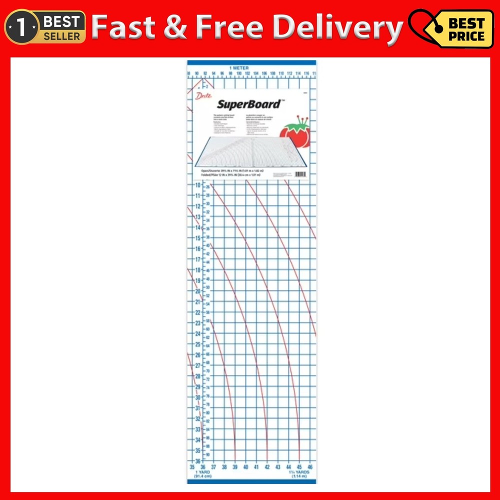 Dritz Foldable Superboard, Laminated Cutting Surface