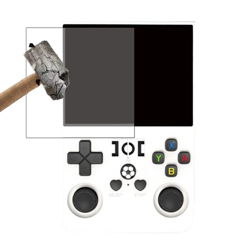 Tempered Glass Screen Protector Shield for R36Pro Handheld Console Antiscratch