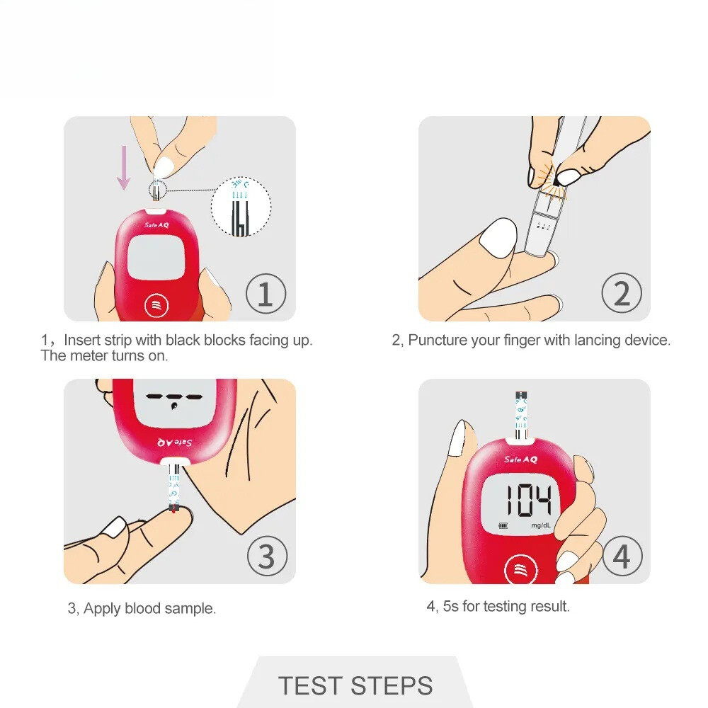 Automatic Blood Sugar Monitor - No-Code Diabetes Testing Device