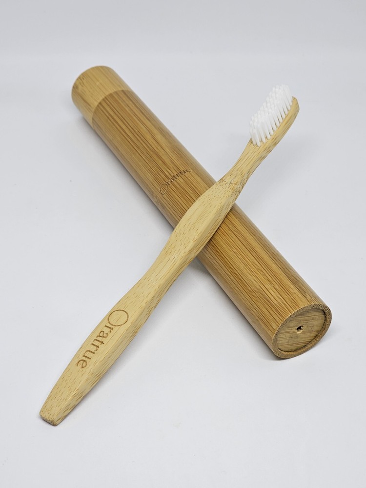 Bamboo Holder And FREE Toothbrush