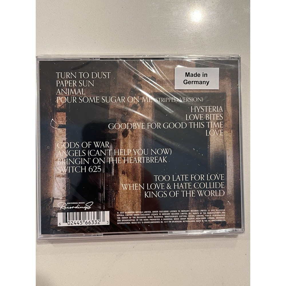 Def Leppard SIGNED Drastic Symphonies CD Autographed ACOA Authenticated #19