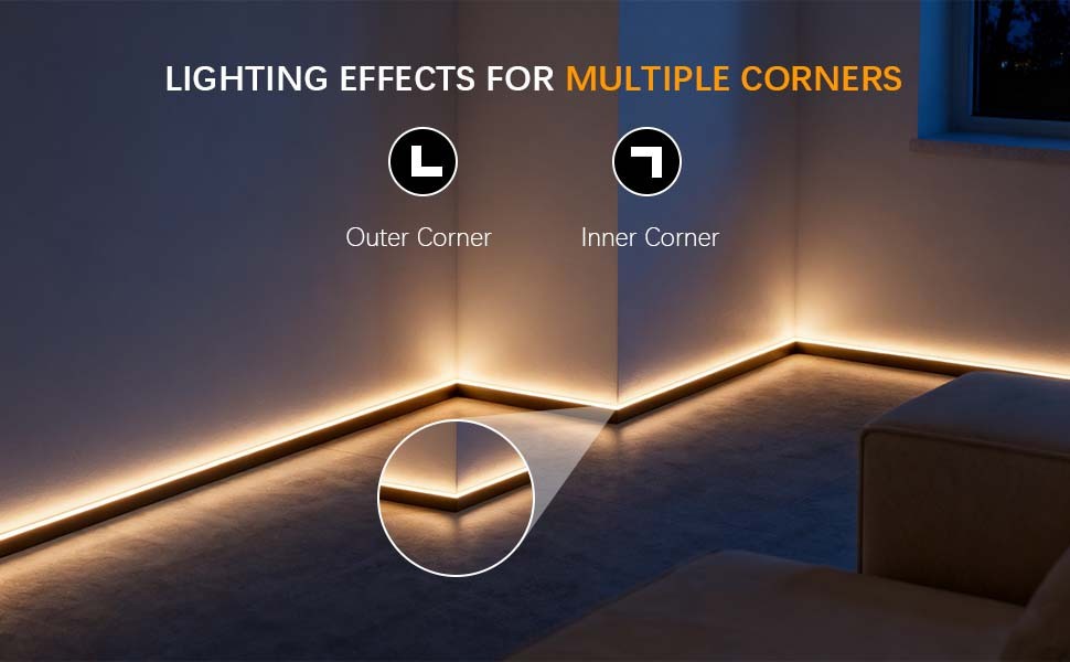 10-Pack 3.3ft/1M U-Shape LED Aluminum Channel System, Silver Profile with White