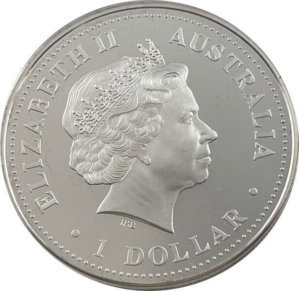 2000 AUSTRALIA $1 Millennium 1 Oz Silver Proof Coin