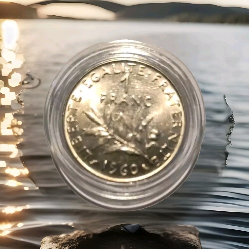 1 Franc Semeuse 1960 / Almost Uncirculated (Encapsulated)