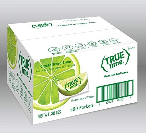 TRUE LIME Water Enhancer, Bulk Pack (500 Packets) | Zero Calorie Unsweetened Wat