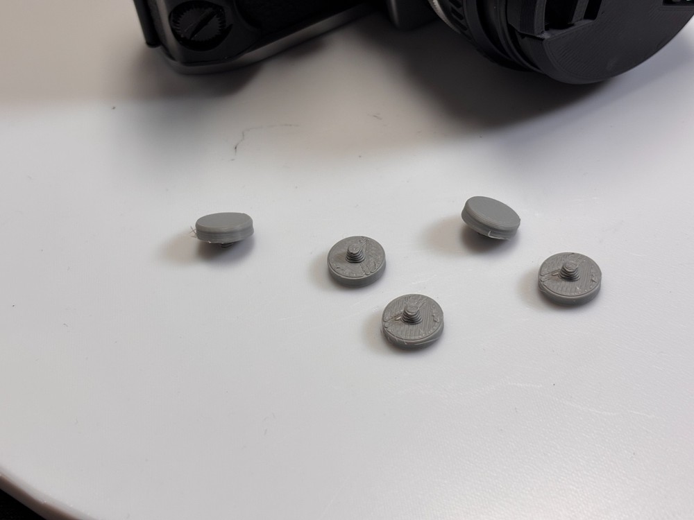 3 pieces Camera Soft Shutter Release Buttons for Cameras - Gray