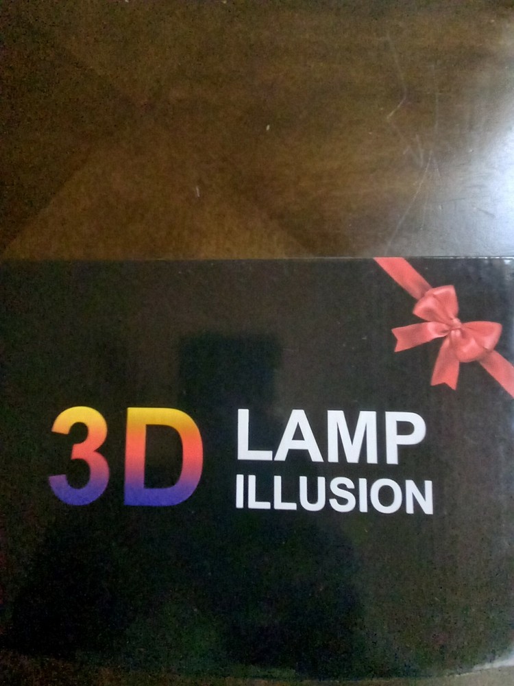 3D Lamp Illusion Unicorn