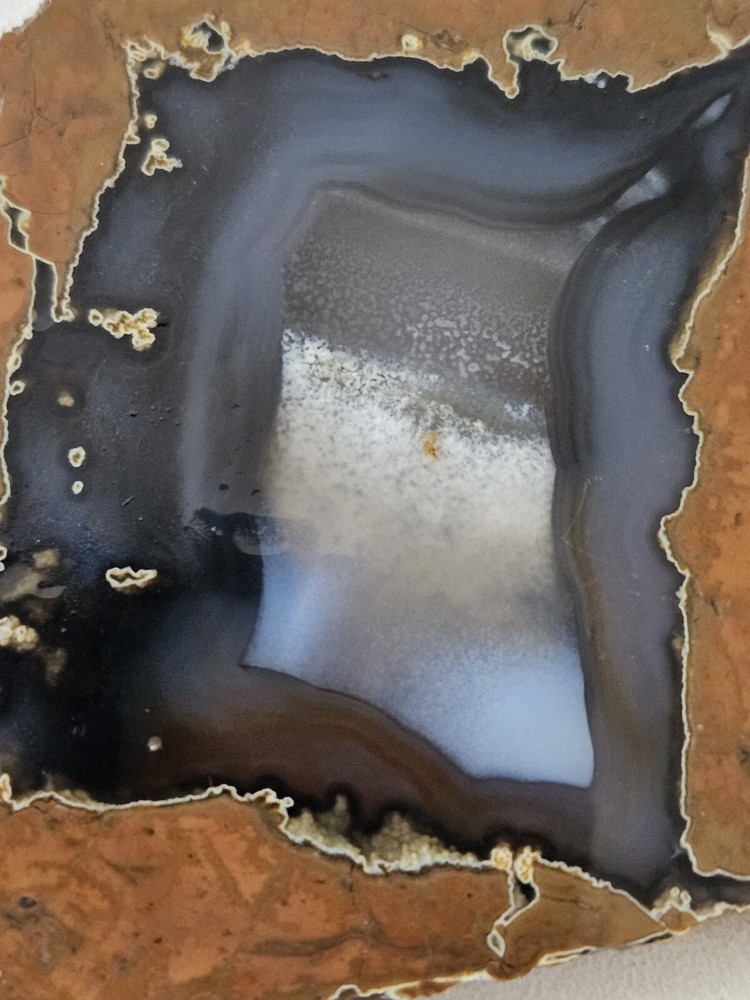 Two Priday Agate slabs Unpolished Oregon 89 Grams