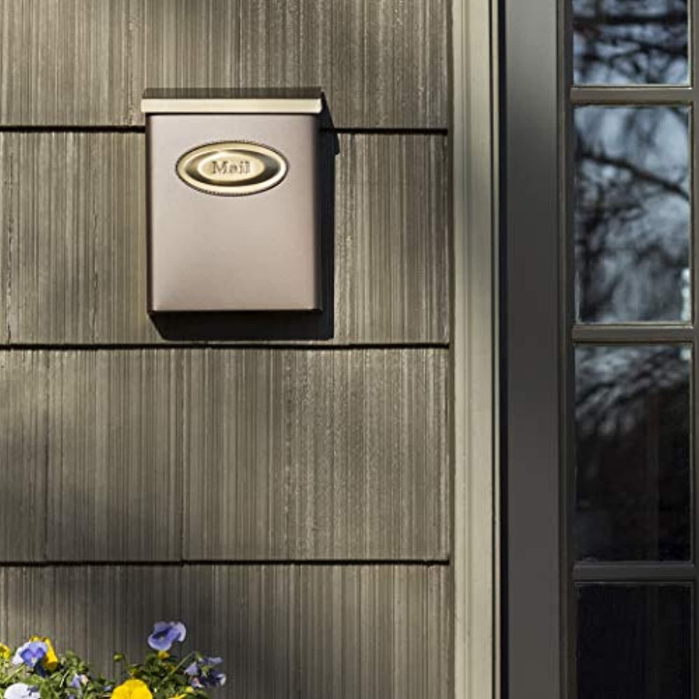 Gibraltar Mailboxes Designer Locking Medium Capacity Galvanized Steel Venetian