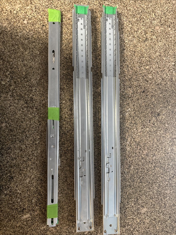 20" Tool-less 1U 2U 3U 4U Rackmount Case Sliding Rail Kit