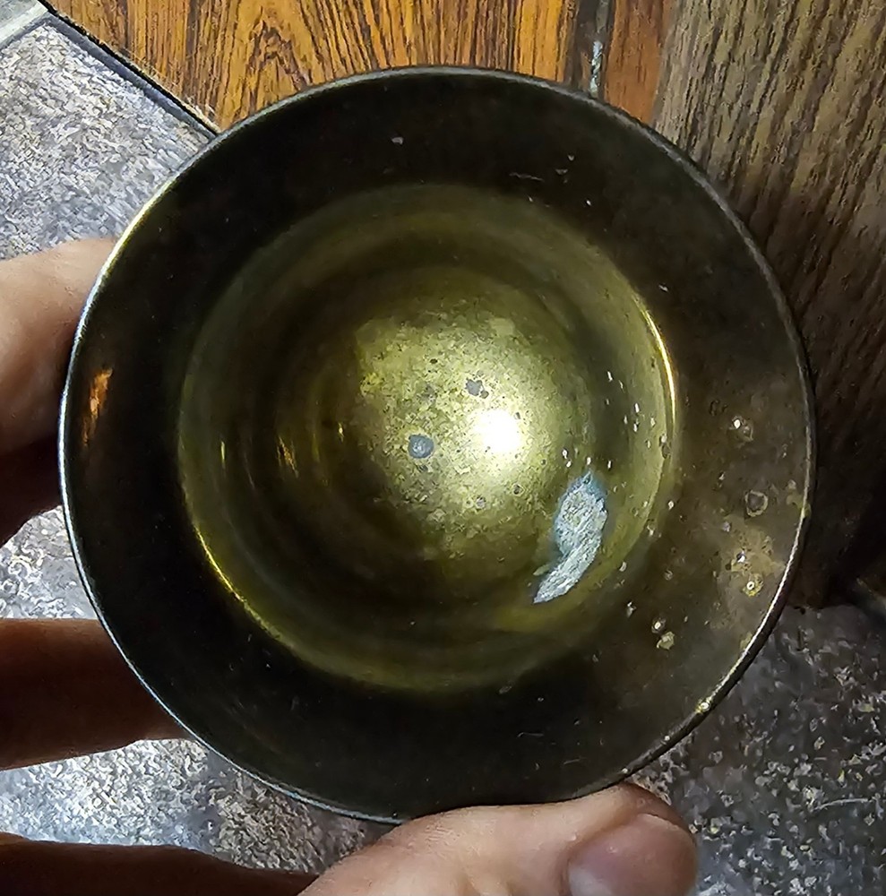 1 Solid Brass Goblet