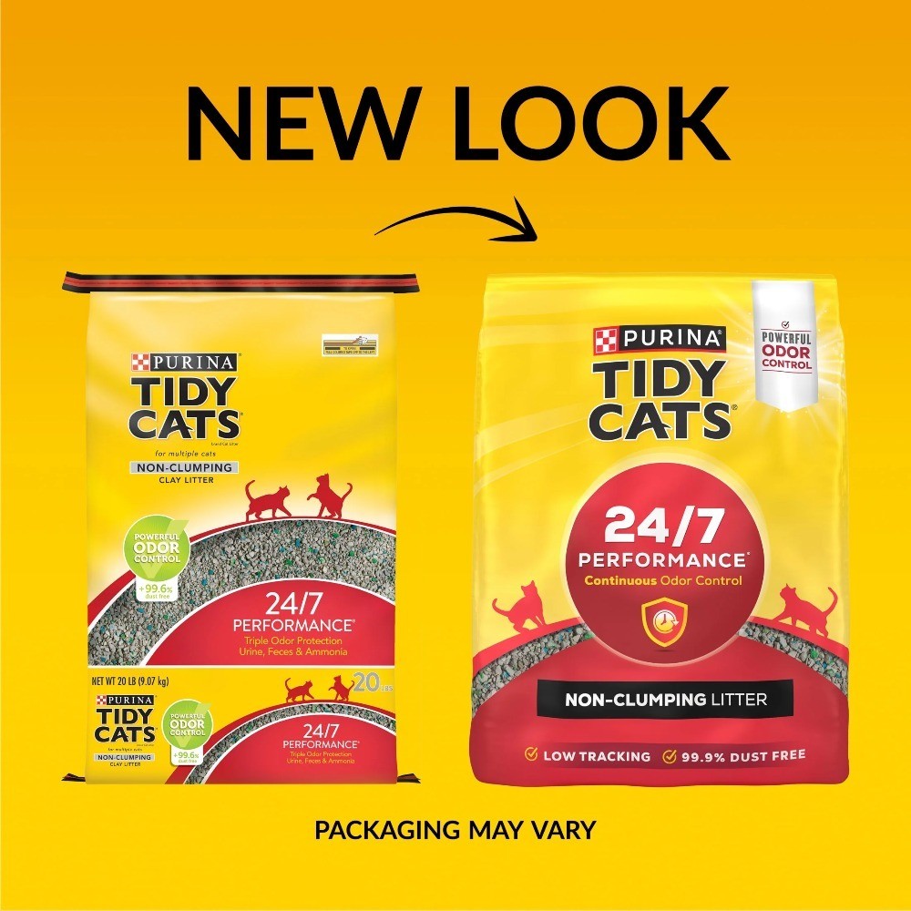 Non-Clumping Cat Litter with Advanced Odor Control, 30 Pound Box, Unscented