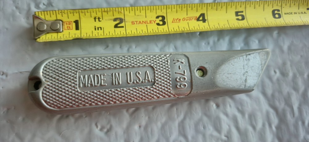 Wal-Board Tools Utility Knife. K 799. Cast Aluminum Fixed Blade