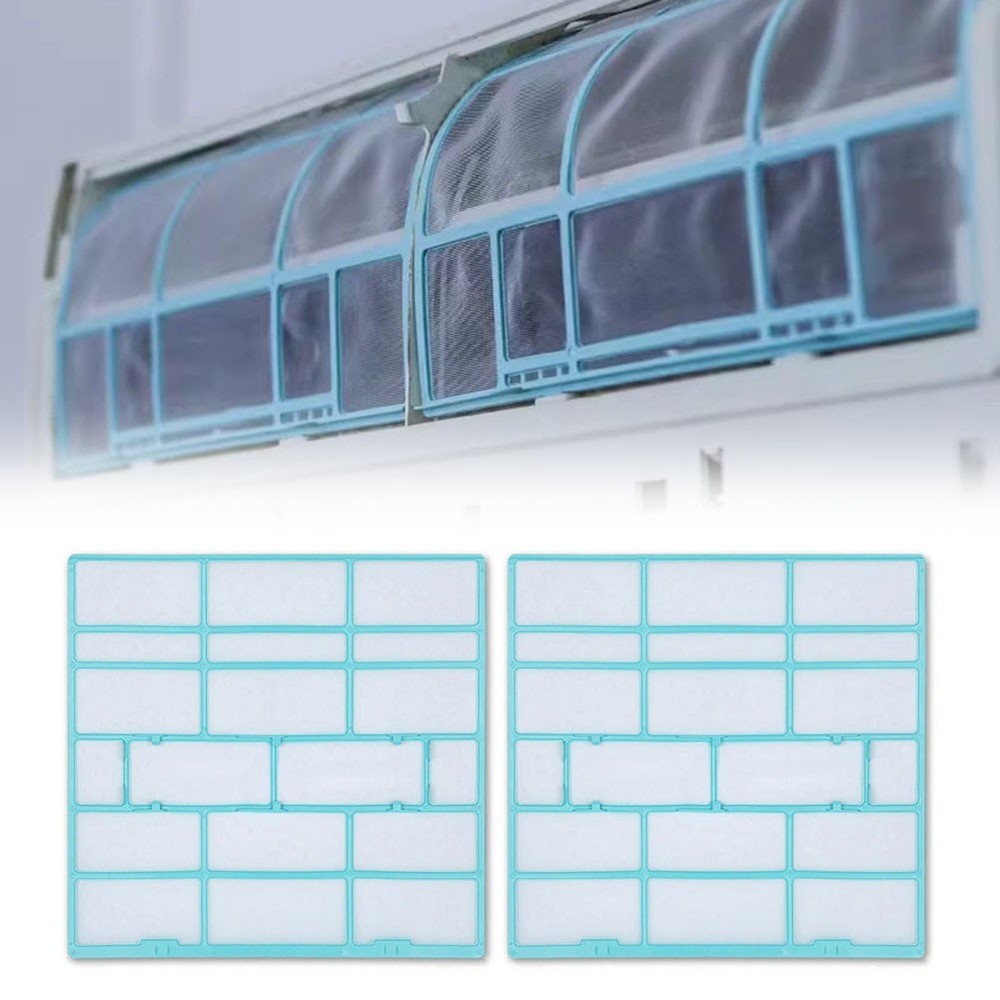 Indoor Unit Air Conditioner Accessories 2pcs Dust Screens for Dust Control