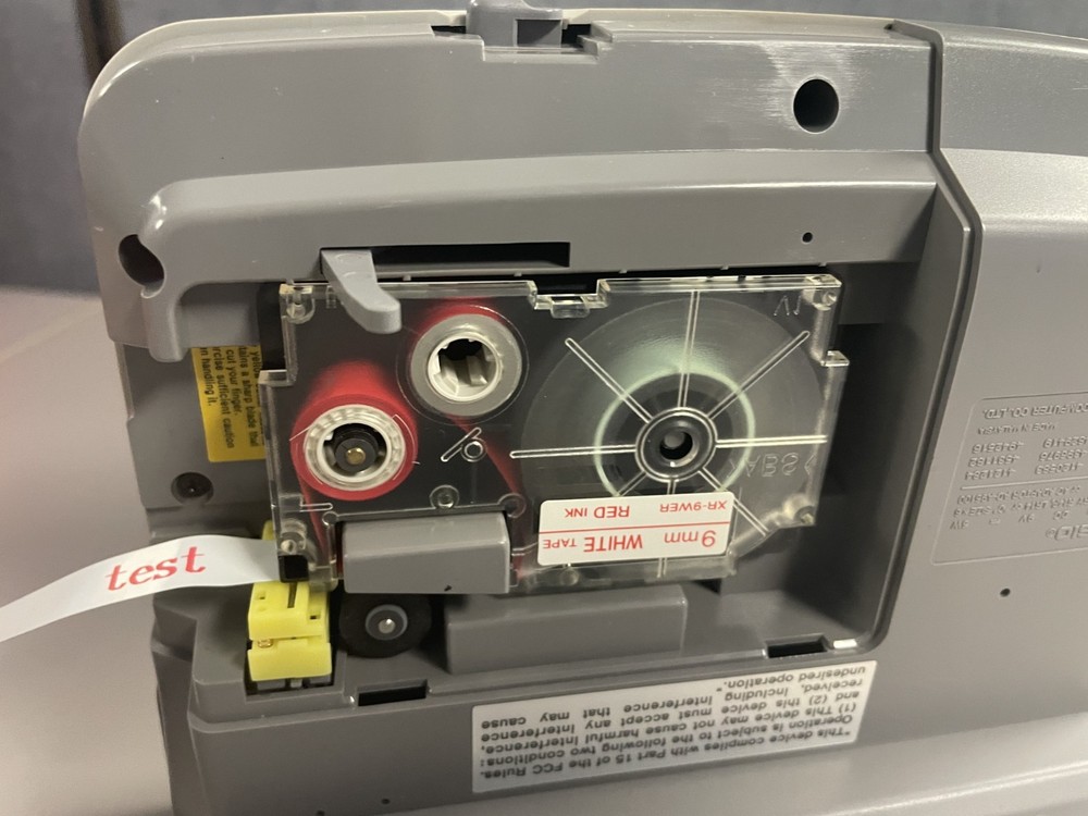 Casio EZ- LABEL PRINTER KL-1500 - Used Tested Working