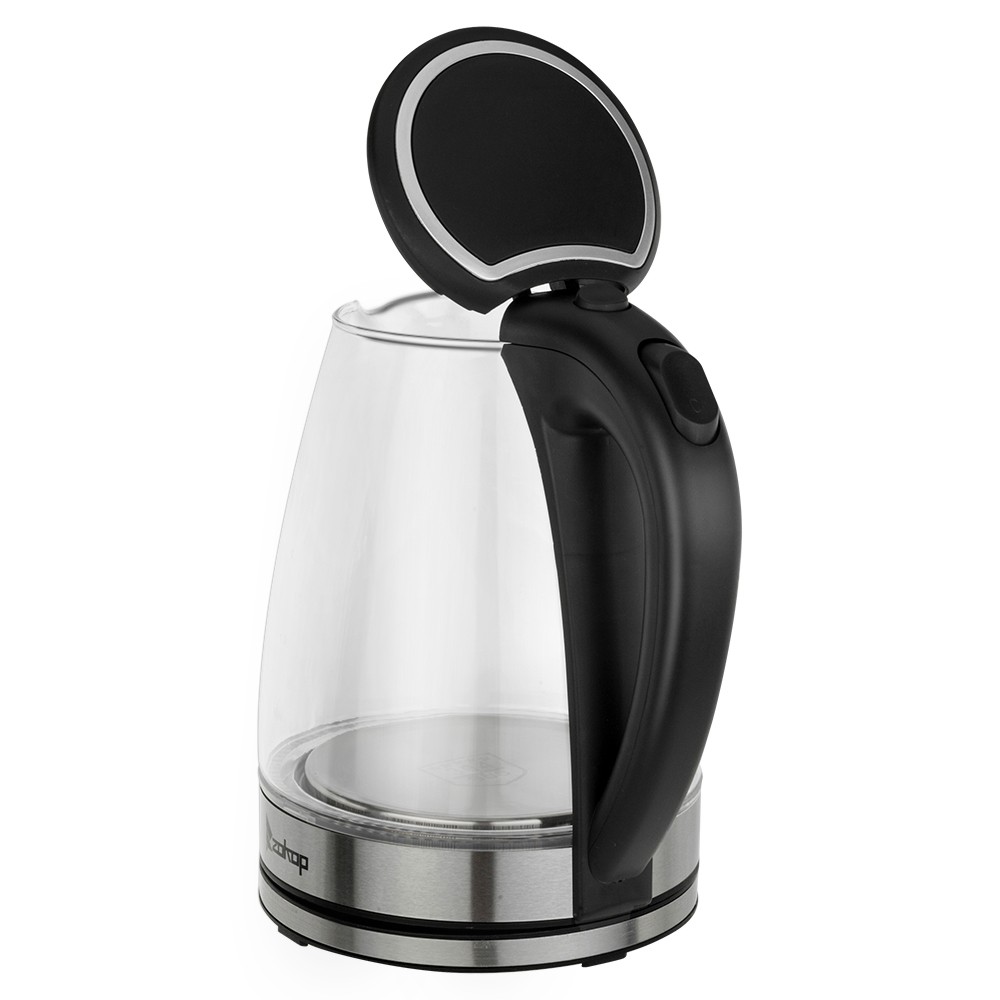 ZOKOP HD-1857-A 110V 1200W 1.8L Electric Glass Kettle US Plug