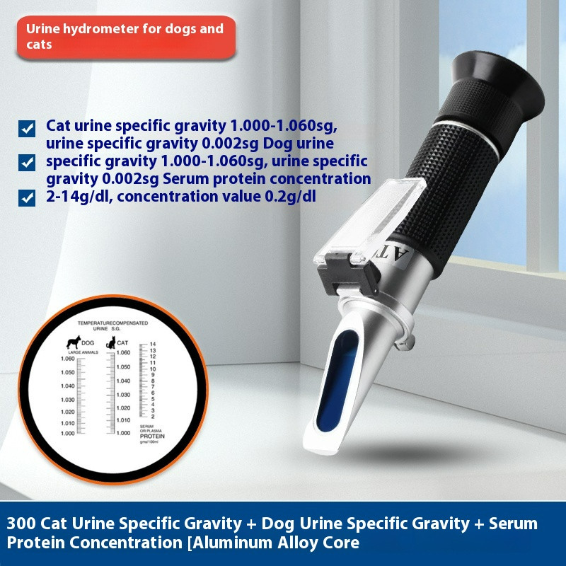 RefractometerDogsCatsDogsUrine Specific GravitySerum Protein Content Test