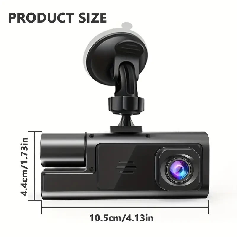 Dash Cam HD 1080P 170° Wide Angle, Night Vision, G-Sensor, Loop Record