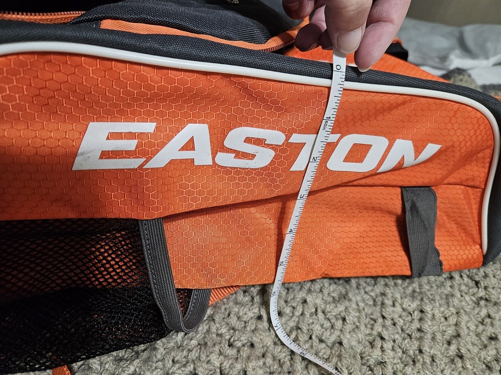 Easton Baseball Bat Bag Backpack Orange Black