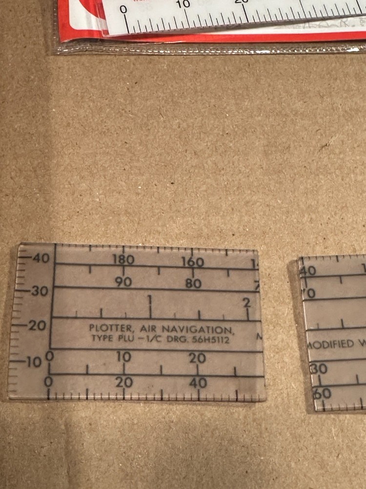 Gleim Navigational Plotter.Sectional/World AeronauticalTerminal Area Chart Scale