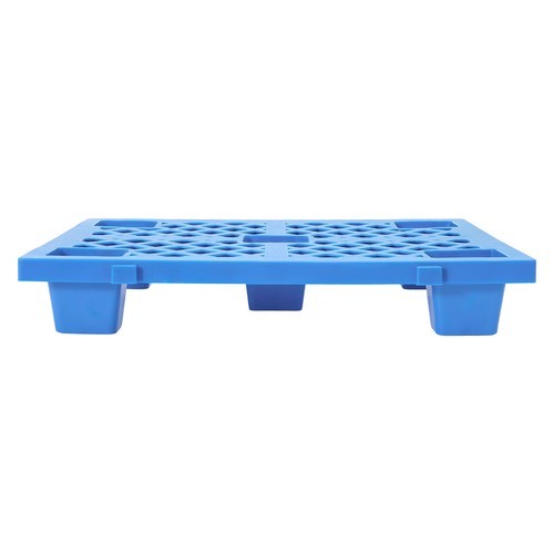 6-Piece Interlocking Plastic Pallets for Efficient Warehouse Storage