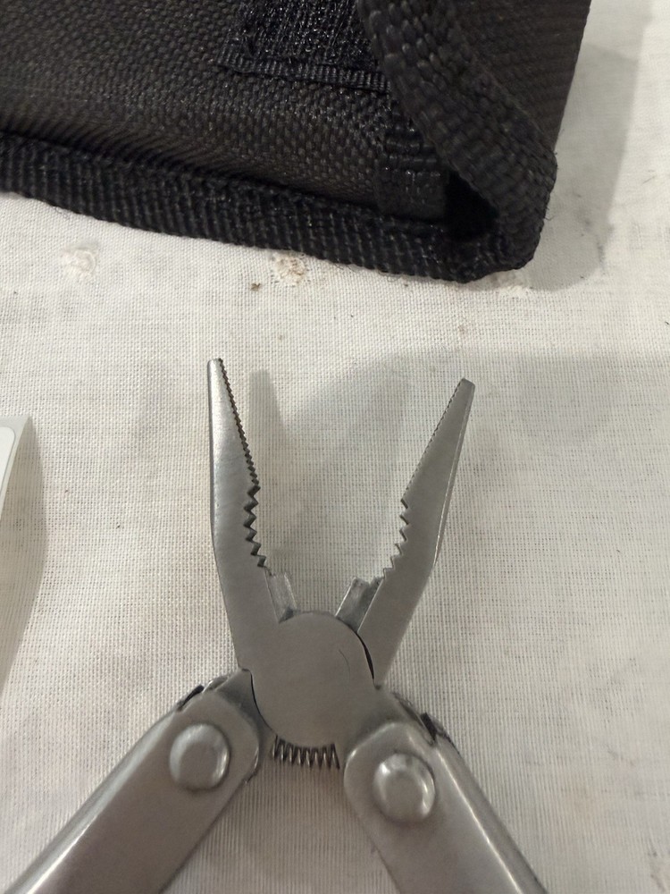 Multi Use Pocket Tool with Case & Light for Outdoor Use