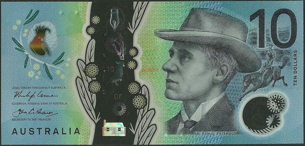 Australia,P63,B231a,10 Dollars,2017,UNC @ Ebanknoteshop