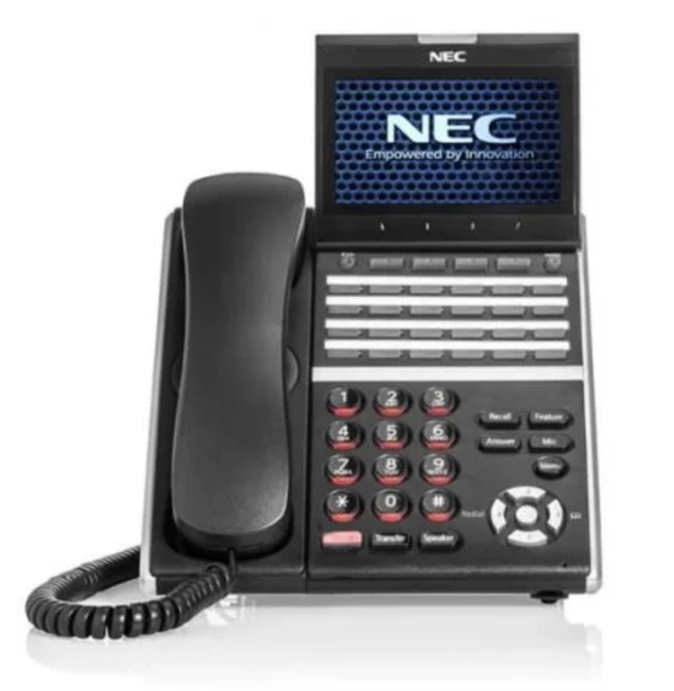 NEC ITZ-24CG-3 IP Telephone 660136, Black *Refurbished*