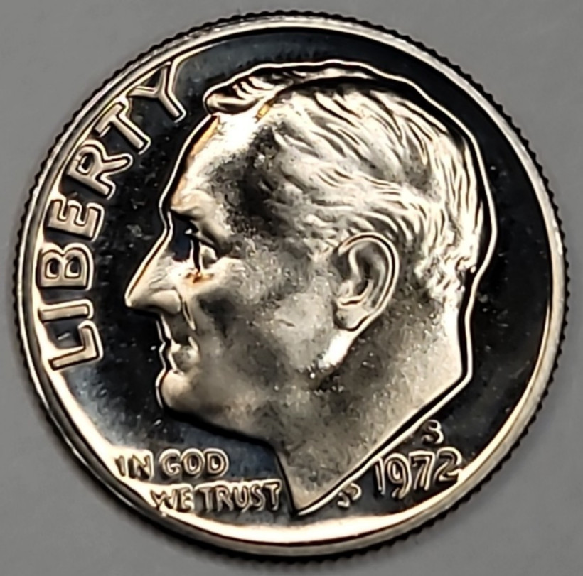 1972 S Gem Proof Roosevelt Dime