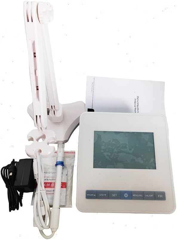 Benchtop pH Tester with PH Buffer Powder Range -999～1999mv 3 Points Calibration