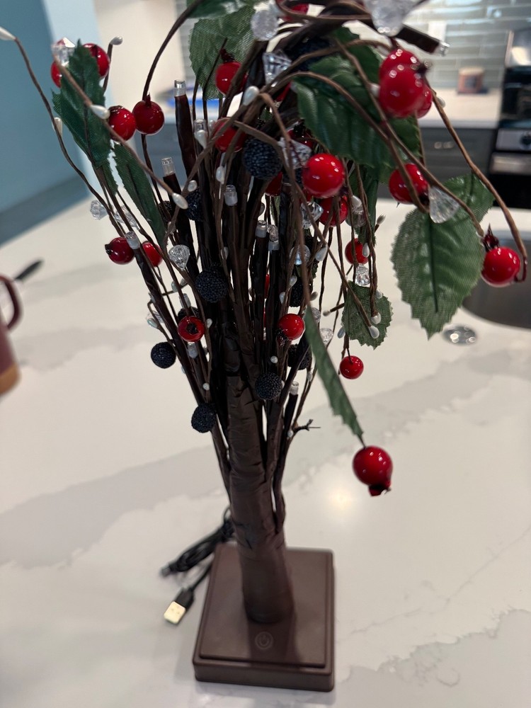 Decorative LED Lighted Table Top Christmas Theme Tree