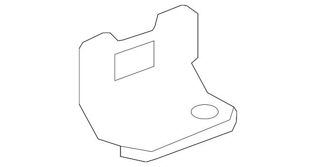 Genuine GM Front Side Door Pull Handle Bracket 23455218