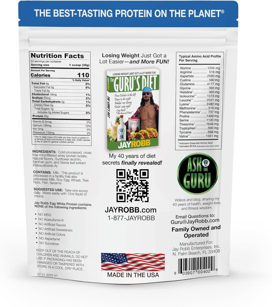 JAYROBB Whey Protein (1.5 Pound Vanilla)