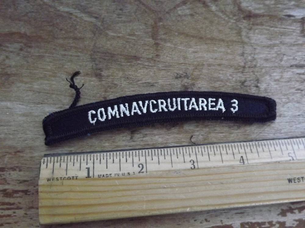 Navy COMNAVCRUITAREA 3 Tab - INV# C1218