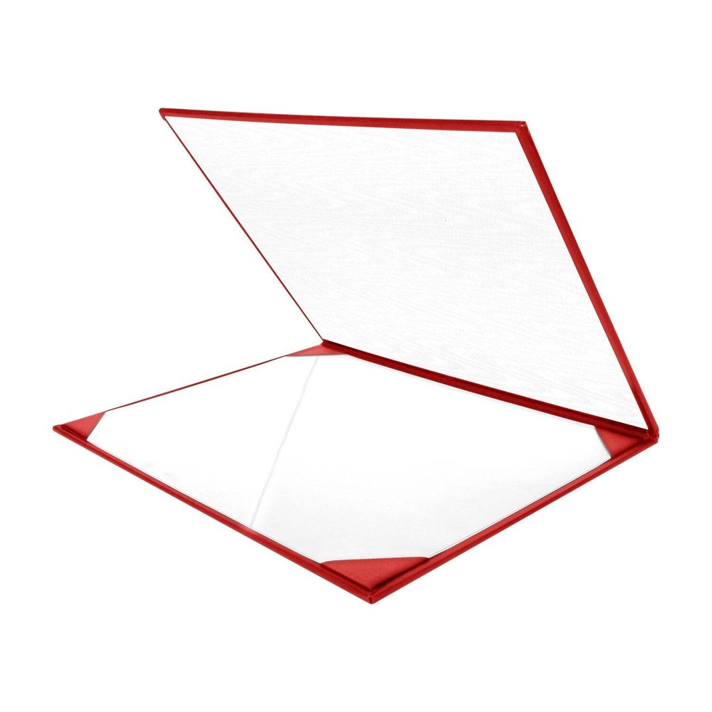 Red Plain Diploma Cover for 8.5" x 11" diploma