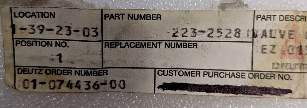 DEUTZ engine Valve Guide