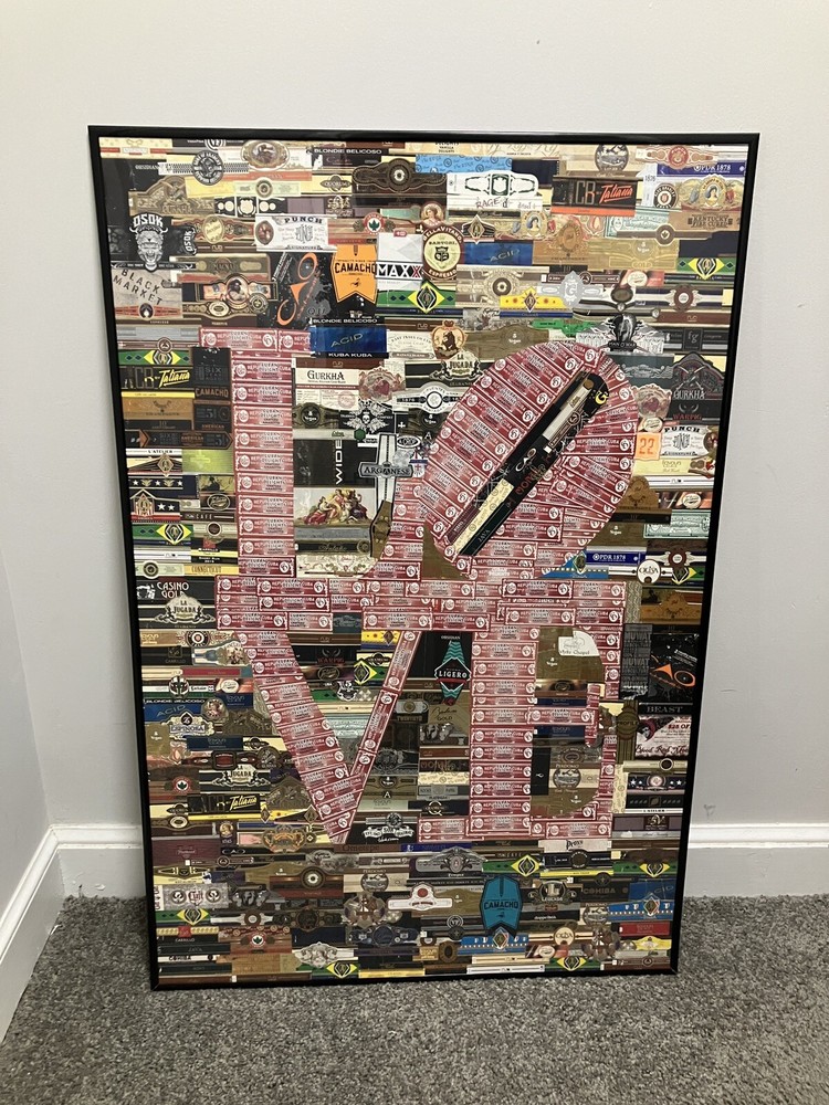 Handmade Cigar Wrapper Wall Art