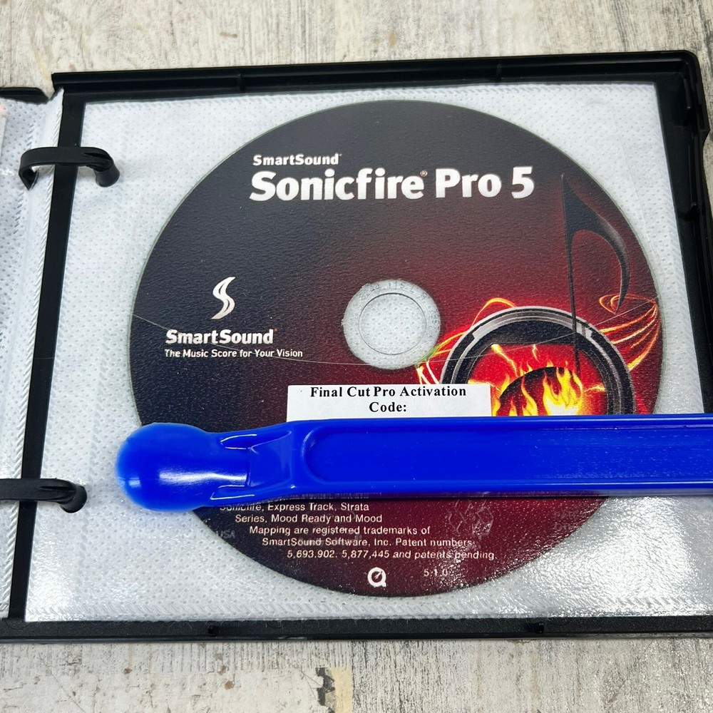 SmartSound SonicFire Pro 5 - Final Cut Pro Plug-In Scoring Edition